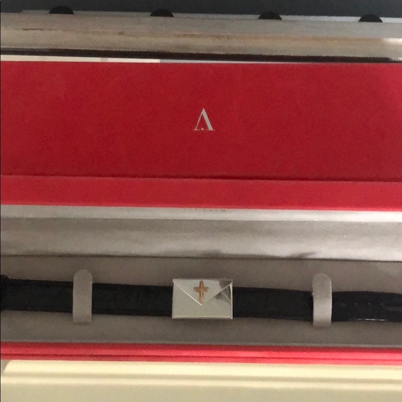 Ashford letter sterling silver gold ILY bracelet - Picture 3 of 7